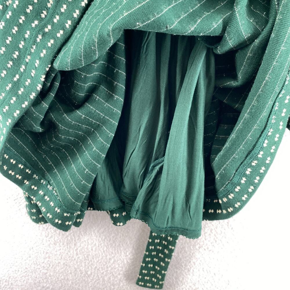 Maeve Green and White Mini Dress - Picture 9 of 15